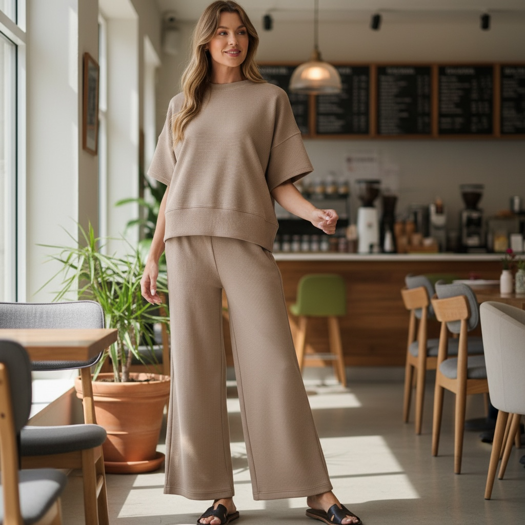 Zenana Ribbed Set